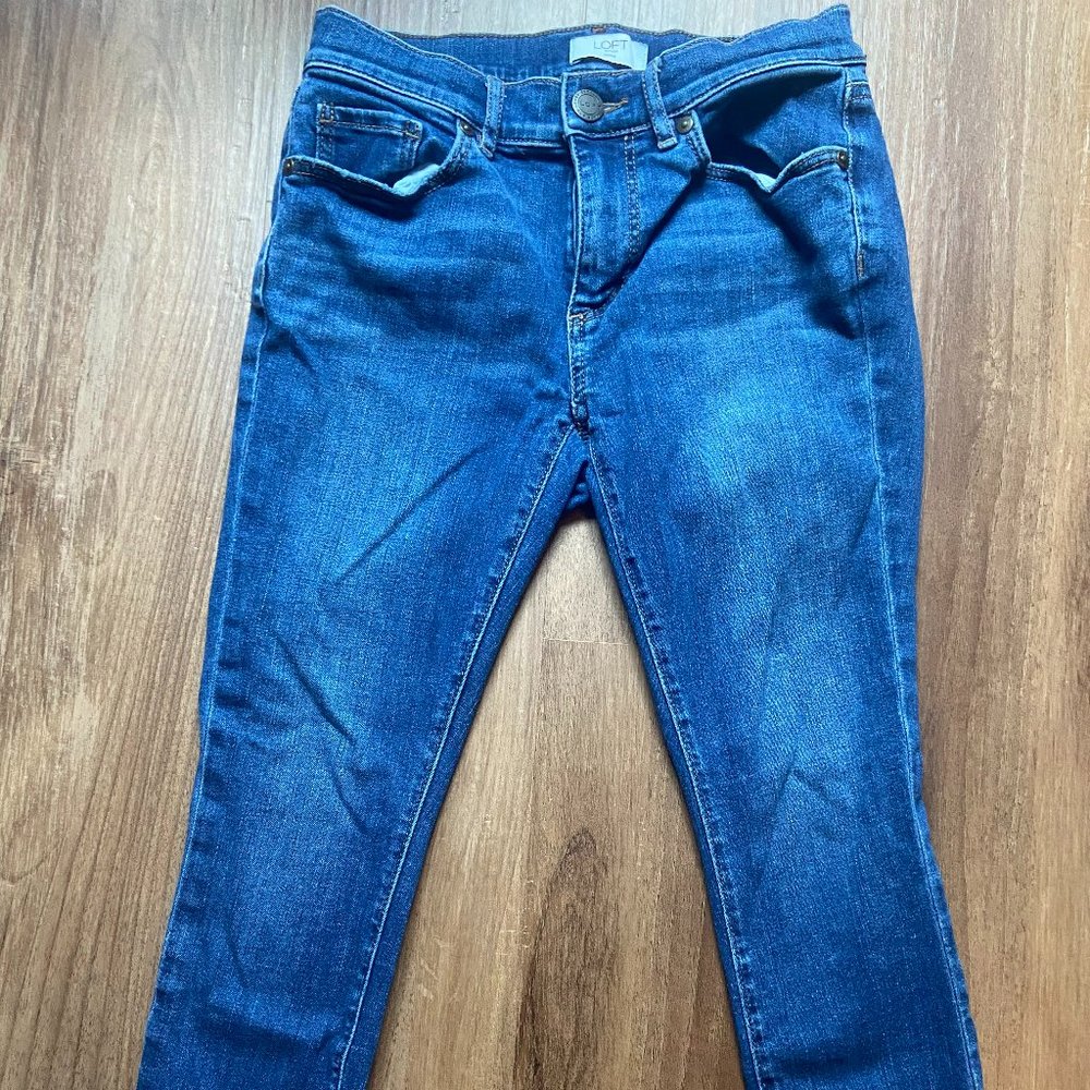 LOFT Modern Skinny Ankle Jeans Size 0P